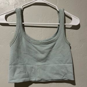 Mahina mint colored cropped tank